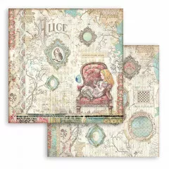 Alice through the looking glass 12x12 Paper Pack