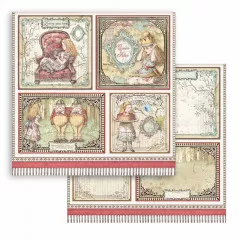 Alice through the looking glass 8x8 Paper Pack