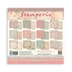 Rose Parfum 8x8 Backgrounds Paper Pack