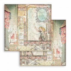 Maxi Alice in Wonderland and looking glass 12x12 Paper Pack