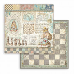 Maxi Alice in Wonderland and looking glass 12x12 Paper Pack