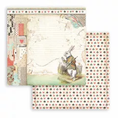 Maxi Alice in Wonderland and looking glass 12x12 Paper Pack