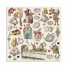 Maxi Alice Gold 12x12 Paper Pack