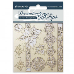 Stamperia Decorative Chips - Winter