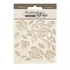 Stamperia Decorative Chips - Shabby Rose - Roses Pattern