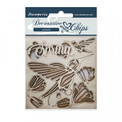 Stamperia Decorative Chips - Spring