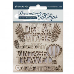 Stamperia Decorative Chips - Adventure