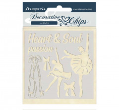 Stamperia Decorative Chips - Passion Dancer