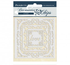 Stamperia Decorative Chips - Atelier des Arts Love Frames