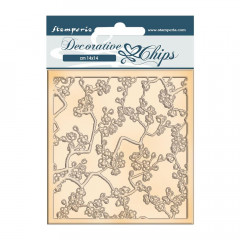 Stamperia Decorative Chips - Sir Vagabond in Japan Texture