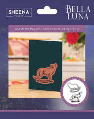 Clear Stamp & Cutting Die - Sheena Douglass - Bella Luna - Call of the Wild