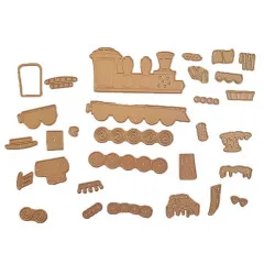 Spellbinders Etched Dies - Candy Christmas - Gingerbread Train by Stamperia