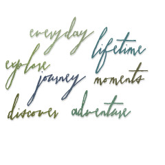 Thinlits Die - Handwritten Journey