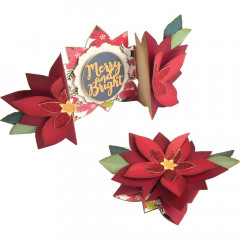 Thinlits Die - Poinsettia Fold-A-Long Card