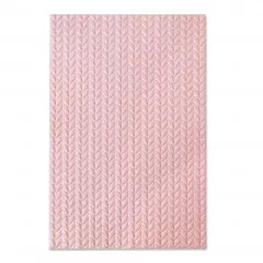 3D Embossing Folder - Knitted