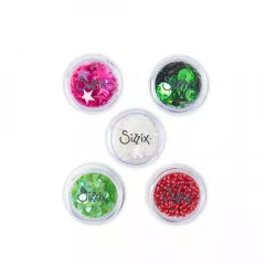 Sizzix Sequins Beads - Festive Color 1