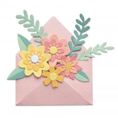 Thinlits Die Set - Flowers w/ Envelope