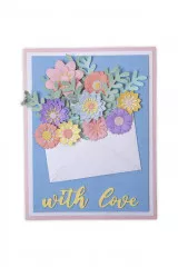 Thinlits Die Set - Flowers w/ Envelope