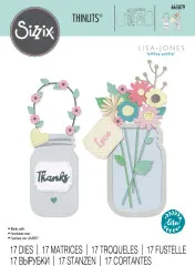 Thinlits Die Set - Jar of Flowers