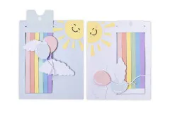 Thinlits Die Set - Rainbow Slider Card
