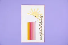 Thinlits Die Set - Rainbow Slider Card