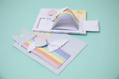 Thinlits Die Set - Rainbow Slider Card