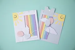 Thinlits Die Set - Rainbow Slider Card