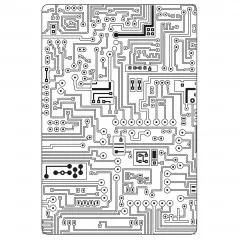 Multi-Level Embossing Folder - Circuit