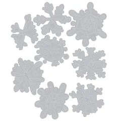 Thinlits Die Set by Tim Holtz - Scribbly Snowflakes