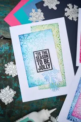 Thinlits Die Set by Tim Holtz - Scribbly Snowflakes