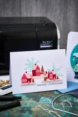 Thinlits Die Set by Tim Holtz - Scribbly Snowflakes