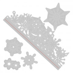 Thinlits Die Set - Snowflake Edge