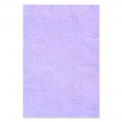 Multi-Level Embossing Folder - Rainbow Sky