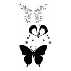 Sizzix Layered Clear Stamps - Decorated Butterfly