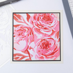 Sizzix Layered Stencils - Layered Peony