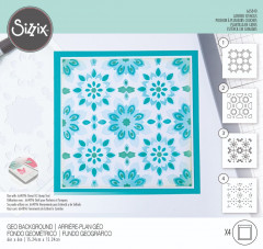 Sizzix Layered Stencils - Geo Background