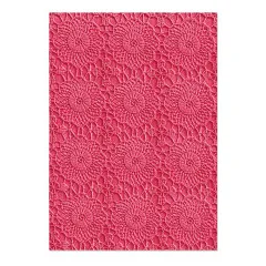 3D Impressions Embossing Folder - Crochet Mandala