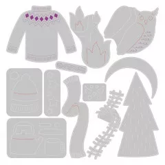 Thinlits Die Set - Cozy Woodland