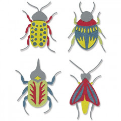 Thinlits Die Set - Patterned Bugs