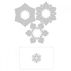 Switchlits Embossing Folder - Winter Snowflakes