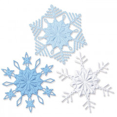 Switchlits Embossing Folder - Winter Snowflakes