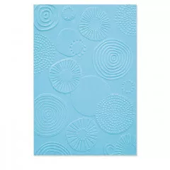 Multi-Level Embossing Folder - Abstract Rounds