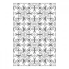 Multi-Level Embossing Folder - Geo Crystals