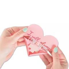 Thinlits Die Set - Heart Slider Card