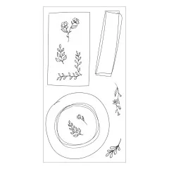 Sizzix Clear Stamps - Tea-rific