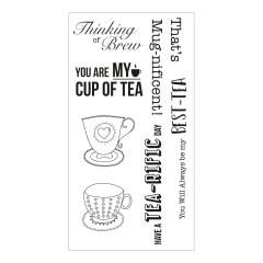 Sizzix Clear Stamps - Tea-rific