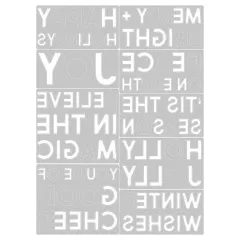 Thinlits Die Set by Tim Holtz - Bold Text, Christmas