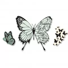 Framelits Die and Stamp Set - Butterfly Birthday