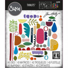 Thinlits Die Set by Tim Holtz - Abstract Elements