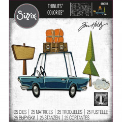 Thinlits Die Set by Tim Holtz - Road Trip